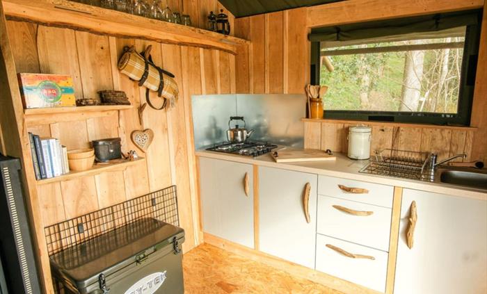 Glamping Holidays in the woods, Hay-on-Wye, Wales